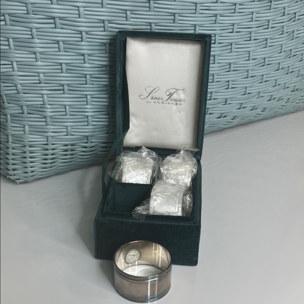 Silver Napkin Rings Silver Treasures by Godinger
